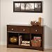 Living Room Console Table with Three Drawers in Espresso