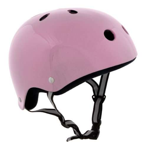 Childrens Toyshop  Third Party New : Skate Helmet - Metallic Pink - Size Small (53 - 54cm)