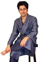 Hot Sale Sophestique, Linen Robe, Size X-Large, Color Blue-Grey