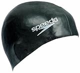 SPEEDO Badekappe Plain Flat Silicone Cap black - 