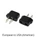 European To American Outlet Plug Adapter 6 Pack
