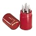 Starrett S264WB Set of 7 Center Punches in Round Wood Box