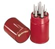 Starrett S264WB Set of 7 Center Punches in Round Wood Box