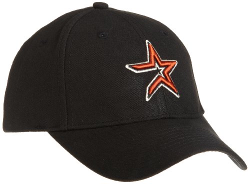 New Era Houston Astros Pinch Hitter Wool Replica Adjustable Cap (Black)