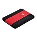 Swiss Mobility 10-Inch Netbook Vertical Sleeve in Black/Red