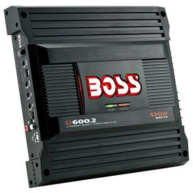 Boss D600.2 2-Channel MOSFET Power Amplifier with Maximum Power 1200 Watts