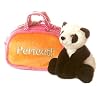 Aurora MINI FANCY PALS PET CARRIER PURSE - PERFECT! PANDA BEAR Plush