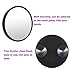 AlierKin Cosmetic Makeup Mirrors 10 x Magnifying Stick Up Mirror & 15 x Magnification Compact Mirror with 2 Suction Cups Perfect for Travel Home Use (2-Pack)