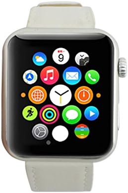 Atongm 2015 Luxury Bluetooth4.0 Smart Watch Wrist Wrap Watch Phone for IOS Apple iphone 4/4S/5/5S/6/plus Android Samsung S2/S3/S4/Note 2/Note 3 HTC Nokia... White