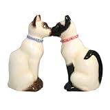Westland Giftware Mwah Magnetic Siamese Cats Salt and Pepper Shaker Set, 3-1/2-Inch