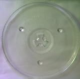 Produkt-Bild: Mikrowellenteller / Drehteller / Glasteller f&uuml;r Mikrowelle # ersetzt Cybercom Mikrowellenteller # Durchmesser &Oslash; 27,0 cm / 270 mm # Ersatzteller # Ersatzteil f&uuml;r die Mikrowelle # Ersatz-Drehteller # OHNE Drehring # OHNE Drehkreuz # OHNE Mitnehmer