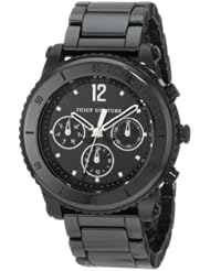 Juicy Couture Womens 1900879 Pedigree Black Ceramic Bracelet Watch