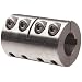 Ruland PCMR Clamping Beam Coupling, Polished Aluminum, Metric