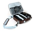 DURAGADGET Brown Ripple design Portable external usb hard drive case / shoulder bag for LaCie - Starck - 301888EK - pour PC - 1 TB - USB 2.0