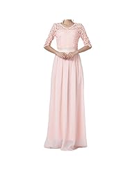 Sexy Lace Floral Print Scoop Neck Chiffon/Nylon/Polyester Wedding Party Dress 