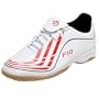 adidas Men's F10-9 Indoor Shoe,White/Red/Black,12 M