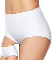 2 Pack Light Control No VPL High Rise Plain Full Briefs