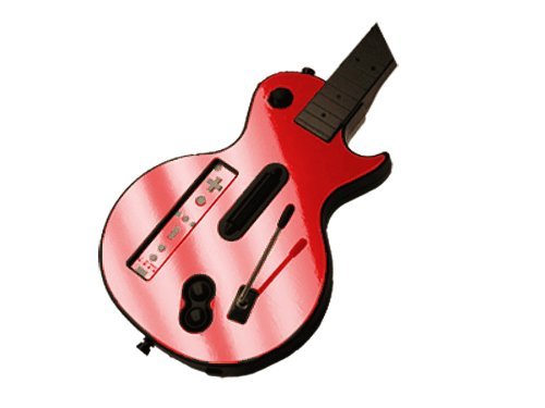 Guitar Hero III 3 (GH3) for Nintendo Wii Skin - NEW - RED CHROME MIRROR system skins faceplate decal mod