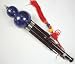 Ebony Cloisonne 3 Octaves Gourd Flute Hulusi + Case#109B - FREE SHIPPING