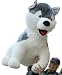 Search : MASSIVE STUFFED HUSKY DOG - MORE THAN 4-FEET TALL & 3-FEET WIDE & 3-FEET DEEP - BIG PLUSH FUN * AMERICAN MADE IN THE USA AMERICA