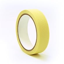 CS Hyde Silicone Rubber / Fiberglass Cloth with Silicone Adhesive, Liner, 7mm Thick, White, 0.75" Width x 5 Yard Roll