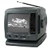 Electronics : Axion ACN-3522 5" Portable Black & White TV