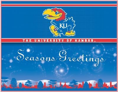 Kansas Jayhawks Holiday Greeting Cards