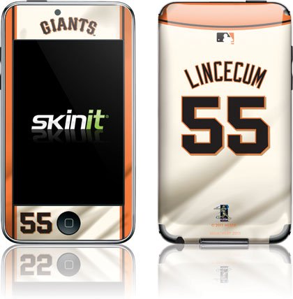 Skinit San Francisco Giants - Tim Lincecum #55 Vinyl Skin for iPod Touch (2nd & 3rd Gen)