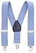 Sportoli® Kids and Baby Adjustable Elastic Solid Wedding Suspenders - 21 Colors