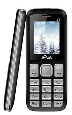 Aqua J1 - Dual SIM Basic Mobile Phone - Silver