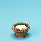 Jim Shore Easter Basket Tealight Holder
