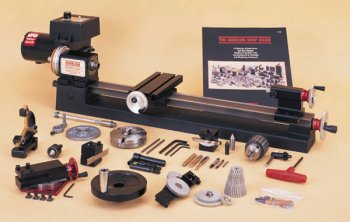 3.5 x 17 lathe, chuck and C accessory package, metric