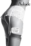 Aubade 'Sophia' La Glamoureuse White Suspender Parisian Brief