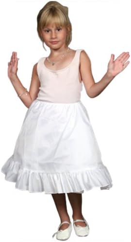 Three Tier Slip with Taffeta Overlay Girls Large