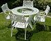 5 PC DINING SET #023 - ROSE GLASS