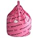 Hello Kitty Bows Pink Girls Bean Bag with Beans