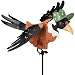Garden Stake 3D Metal Outdoor Decor Jiggle Wings Crow Lady (31H) by Regal Art #F363
