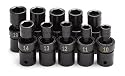 SK Hand Tools 34351 10-Piece 1/2-Inch Drive 6 Point Swivel Metric Impact Socket Set