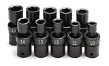SK Hand Tools 34351 10-Piece 1/2-Inch Drive 6 Point Swivel Metric Impact Socket Set
