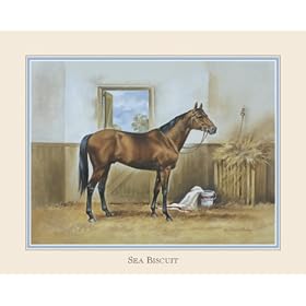 2 Seabiscuit Prints War Admiral Horse Racing Posters
