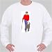 Sweatshirt with blind, dog, labrador, guide, working, canine, retriever