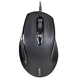 Gigabyte Wheel USB Wired Laser 1600 DPI Gaming Mouse, Metal Black (GM-M6880X)