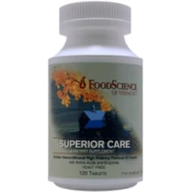 Superior Care 120 Tablets by Food Science