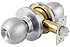 Master Lock BLC0132DKA4 Commercial Cylindrical Keyed Entry Ball Knob Lockset, Satin Chrome
