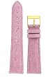 Watch band Genuine Crocodile Strap 16mm Pink