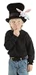 Elope Kid's Magician Hat With Rabbit, Black/White, One Size