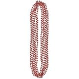 Red Bead Necklaces, 6ct