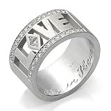 LOVE Made in Heaven (TM) 18k White Gold Ring with Pave and Trillion Diamonds 41S0Bk6p7JL. SL160 LOVE Made in Heaven (TM) 18k White Gold Ring with Pave and Trillion Diamonds