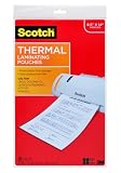 Scotch Thermal Laminating Pouches, 8.5" x 14" Inches, 20 Pouches (TP3855-20)