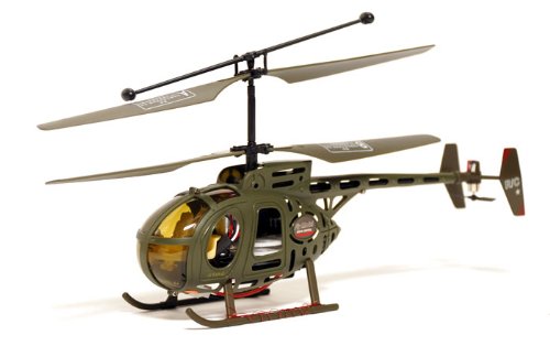 9066 Military 3-Channel RTF Mini Indoor RC Helicopter ---New!!